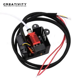 Kit complet d'extrudeuse CR 10 Ender 3, avec buse de 0.4mm, bloc chauffant, Double couvercle de ventilateur de refroidissement, connexions d'air, 12V/24V 