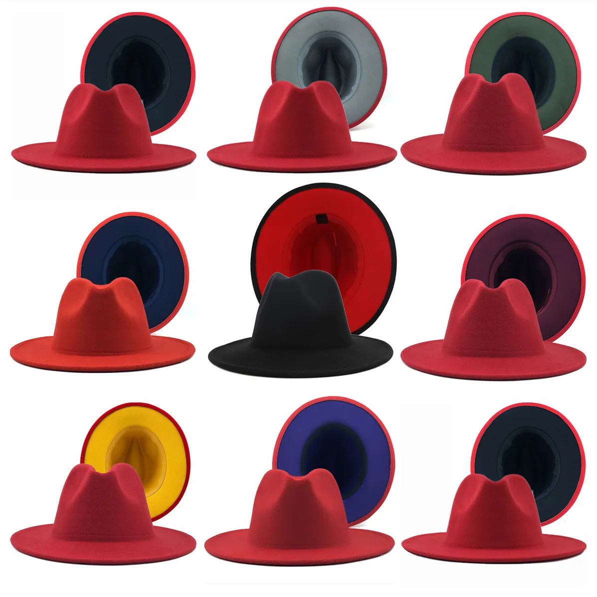 Wide Brim Fedora Panama Hat 