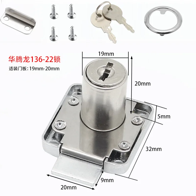 YHXiXi 10pcs Zinc Alloy Nickel Plated Nuts Furniture Cam Lock Fasteners for Cabinet Drawer Wardrobe Panel Connecting 15x12mm 