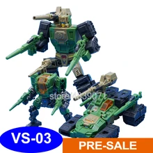 MFT фигурка игрушка VS-03 VS03 G1 небольшая пропорция строптивый командор голова воина плечо пистолет деформация трансформация