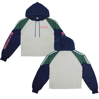 

Kpop BLACKPINK Cap Hoody JENNIE JISOO LISA ROSE Spring Autumn Shirt Hoodies Fashion Boys Girls Long Sleeve Outerwears