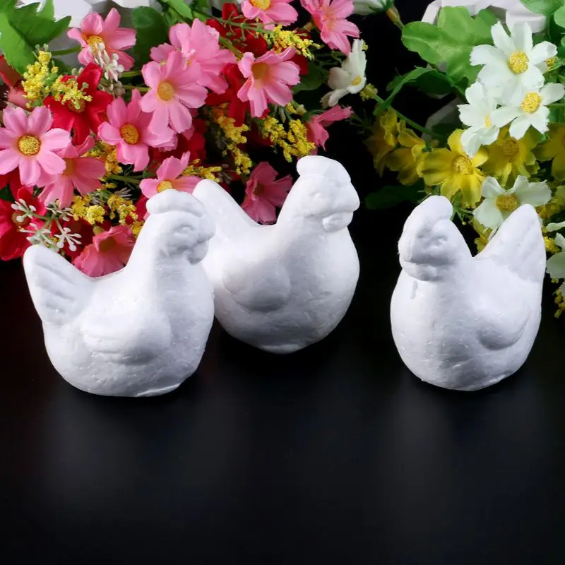 Пенополистирол пенопласт курица моделирование для DIY Пасхи рождественские