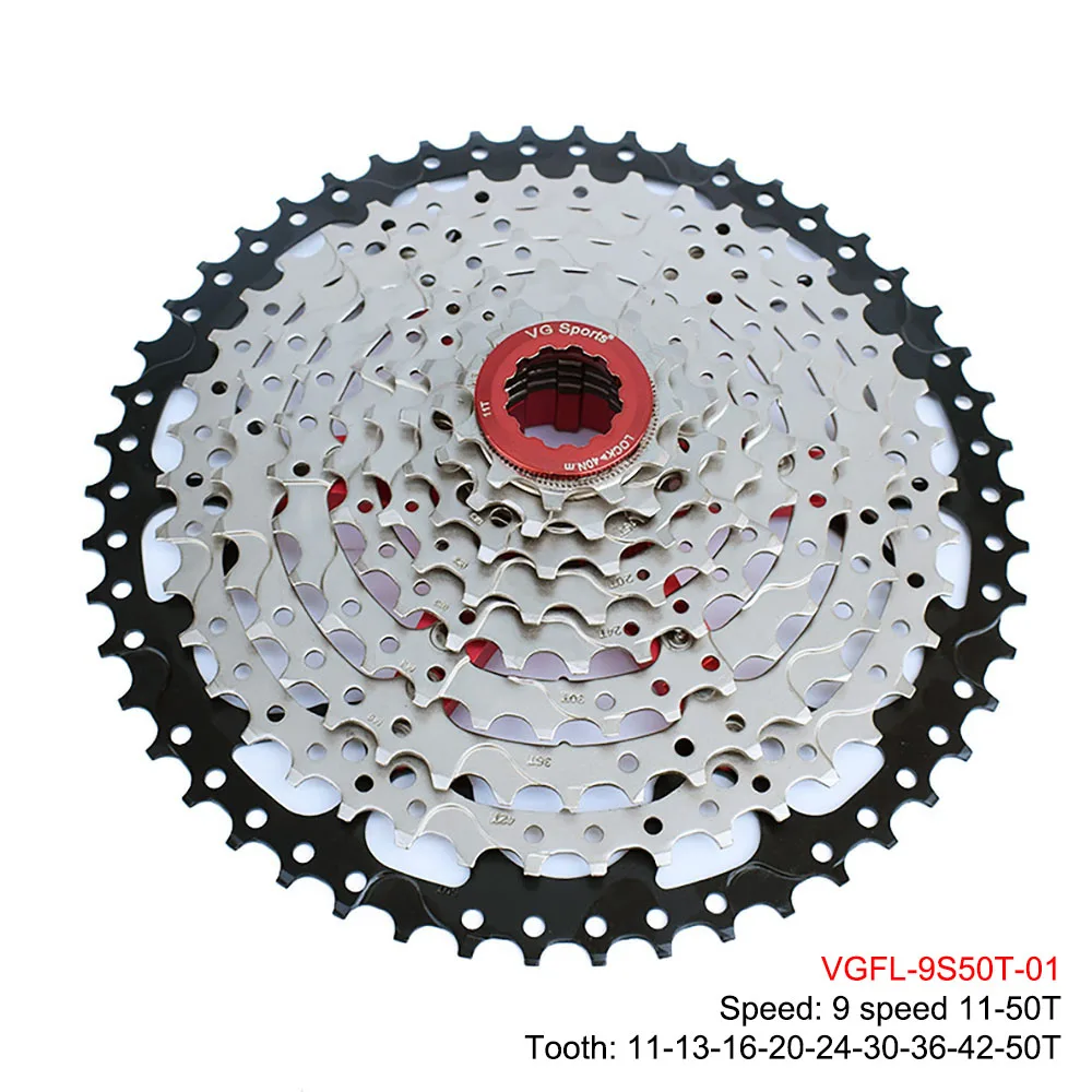

Bicycle Cassette 9 speed 11-50T MTB bike flywheel 9V mountain bike card flywheel Bicycle Parts