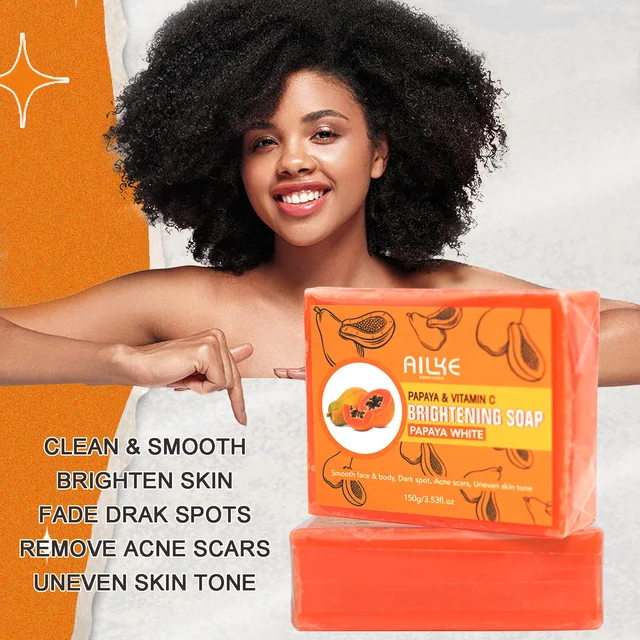 AILKE Glutathione 5-in-1 Women Skin Care Kit, With Body Lotion, Serum, Dark Spot Removal Cream, Body Cream, Brightening Soap 6