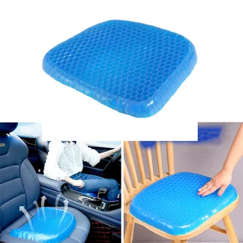 

Car Seat Elastic Mat Gel Cushion Honeycomb Sofa Office Cushion Protect Spine Summer Cool Breathable Ice Cushion Accessories