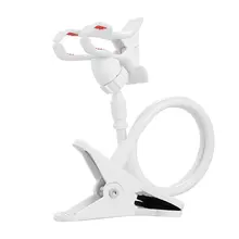 Универсальный держатель для мобильного телефона с длинной ручкой для ленивой кровати на 360 градусов, автомобильный держатель для мобильного телефона