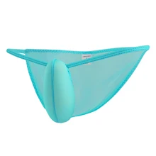 Ультратонкие и дышащие мужские трусы с рисунком мороженого, сексуальные мужские трусы с низкой посадкой, однотонные модные шорты, мужское нижнее белье