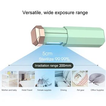 

Handheld Mini UV Disinfection Lamp Portable Telescopic Sterilizer Light for Home Travel ALI88