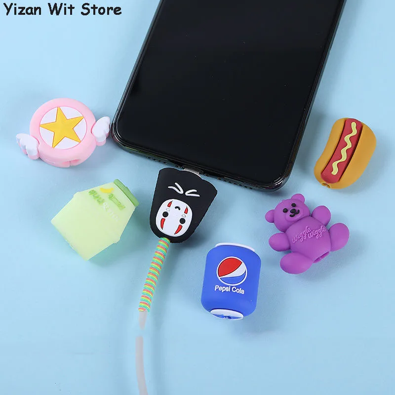 

Data line protection device suitable for Android Huawei iPhone phone lovely version Break proof data line protection sleeve Cute