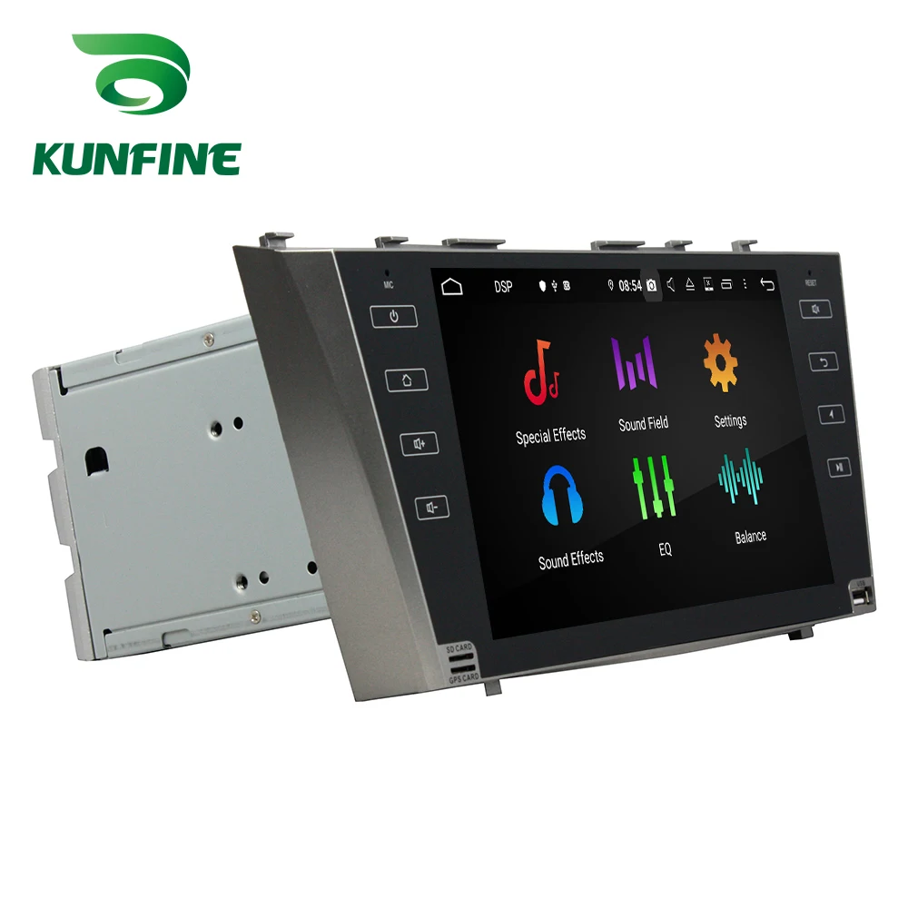 Excellent Android 9.0 Octa Core 4GB RAM 64GB Rom Car DVD GPS Multimedia Player Car Stereo Deckless For TOYOTA CAMRY 2007-2011 Radio WIFI 6