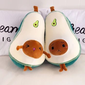 

candice guo! cute plush toy lovely funny happy sad cry nucleus Avocado soft stuffed cushoin sofa pillow birthday Christmas gift