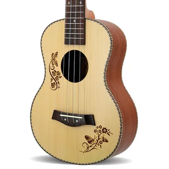 

26-Inch Cedar Love of Butterfly Ukulele Ukulele Ukulele Four String Instrument Small Guitar