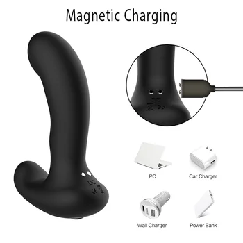 Remote Control Vibrating Prostate Massager for Men Rolling Anal Plug Male Vibrator Sex Toys Gay Butt Plug Prostata Stimulator 3