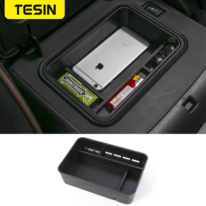 TESIN Car Inner Armrest Storage Box Cover for Nissan Patrol Y62 2017+ Interior Parts Accessories | Автомобили и мотоциклы