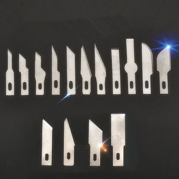 

10pcs Sharpening carving blades Cutter Flat cutting knife for Engraving Craft artwork DIY hobby chisels Repair remover Hand Tool
