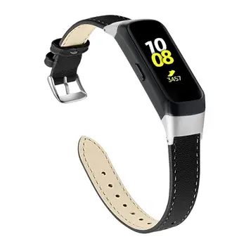 

Leather Fashion Smartwatch Band Wrist Strap For Samsung Galaxy fit SM-R370 Bracelet Replacement WristBand Unisex Premium Leather