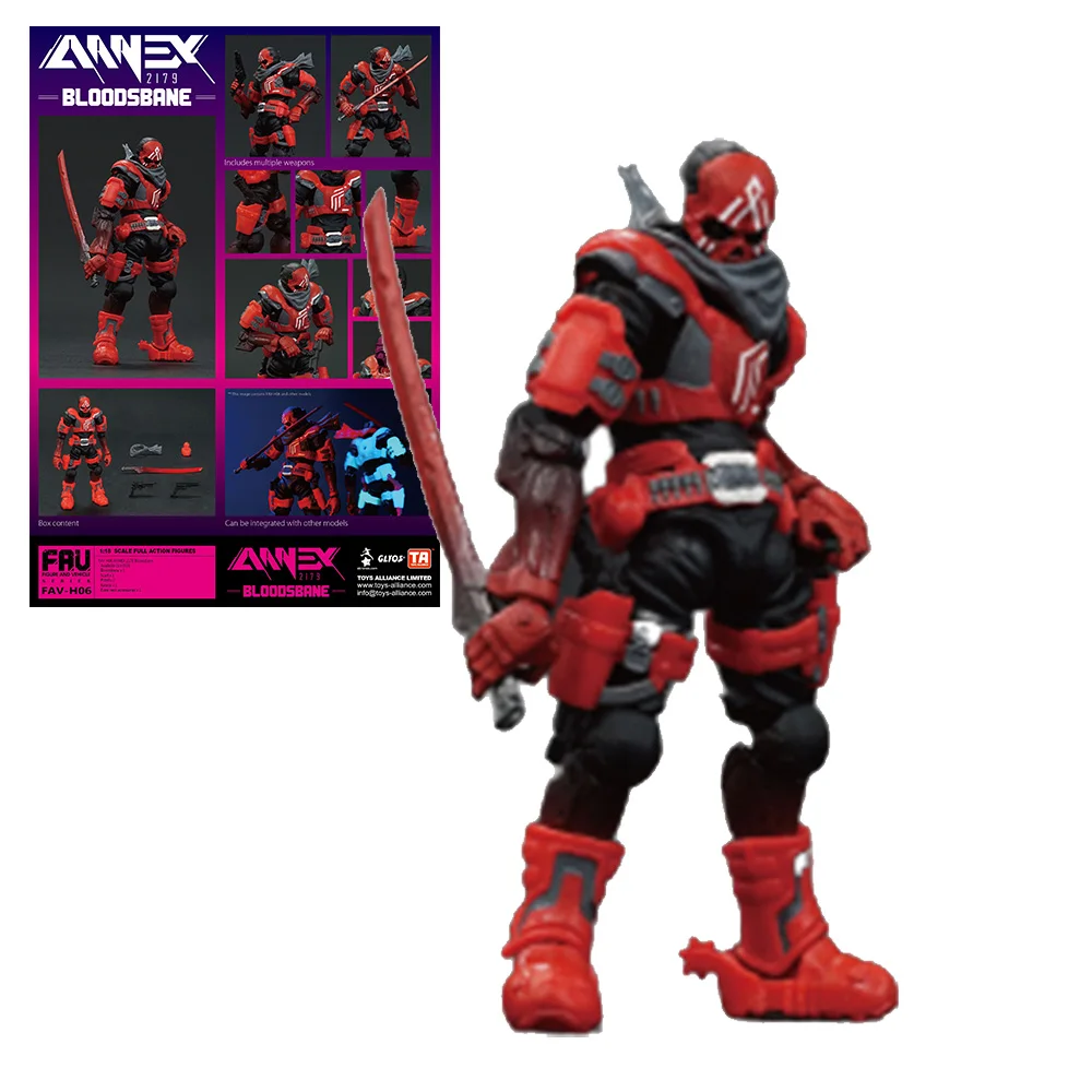 

Acid Rain 3.75 inch 1/18 FAV-H06 Blood BladeAction Figureals Model