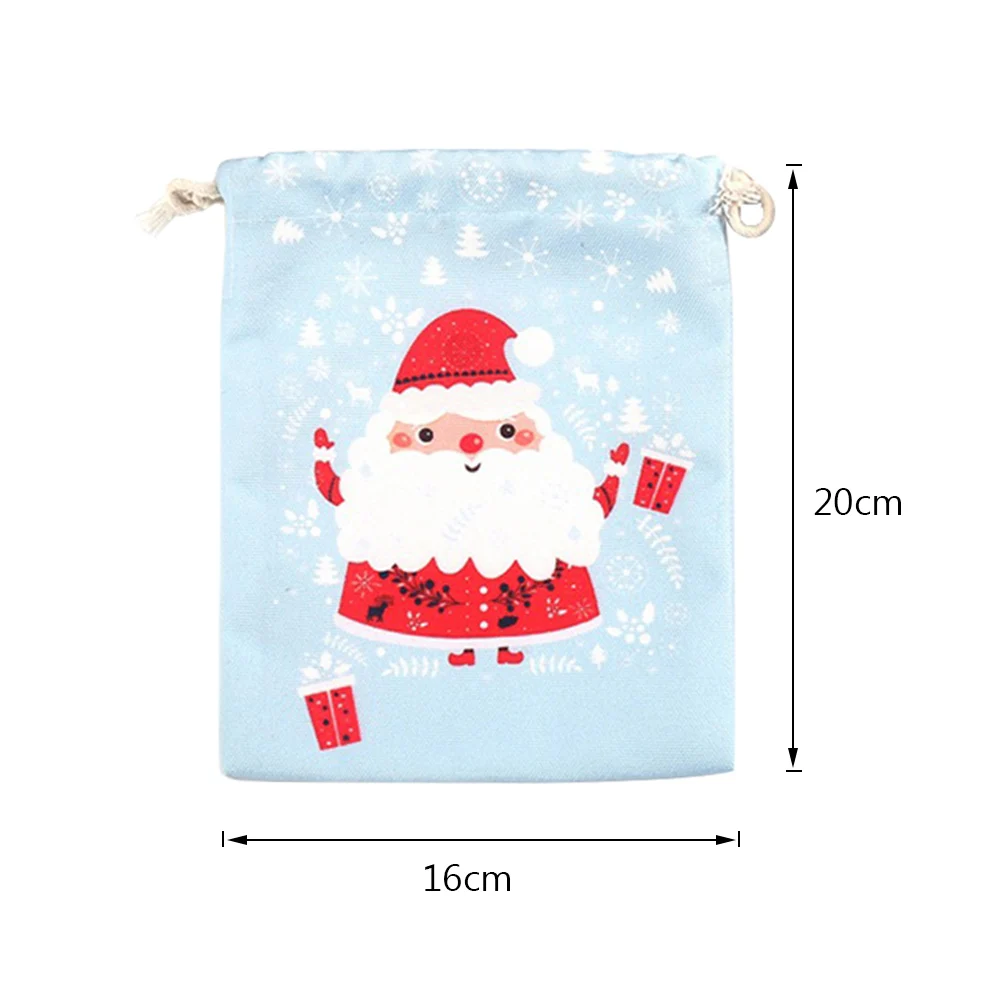 50PCs Christmas Self Adhesive Seal Plastic Bags Candy Cookies Pouches Gift Storage Bags Organizer Christmas Decor 15x10cm - Цвет: R