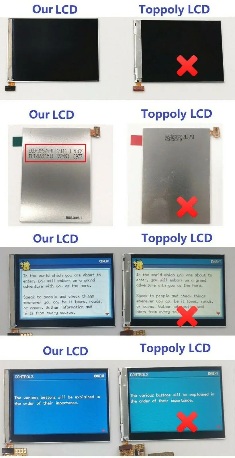 V2 IPS ũ Ʈ LCD Mod w/÷ ư w/Ƽ ÷    꽺 GBA    Ͽ¡  ̽-NEW