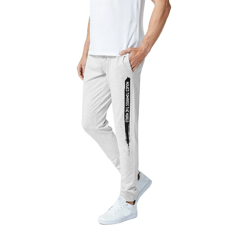Joggingbroek mannen мужские тренировочные брюки из хлопка, эластичные спортивные штаны для бега, мужские повседневные штаны для бега, спортивные штаны