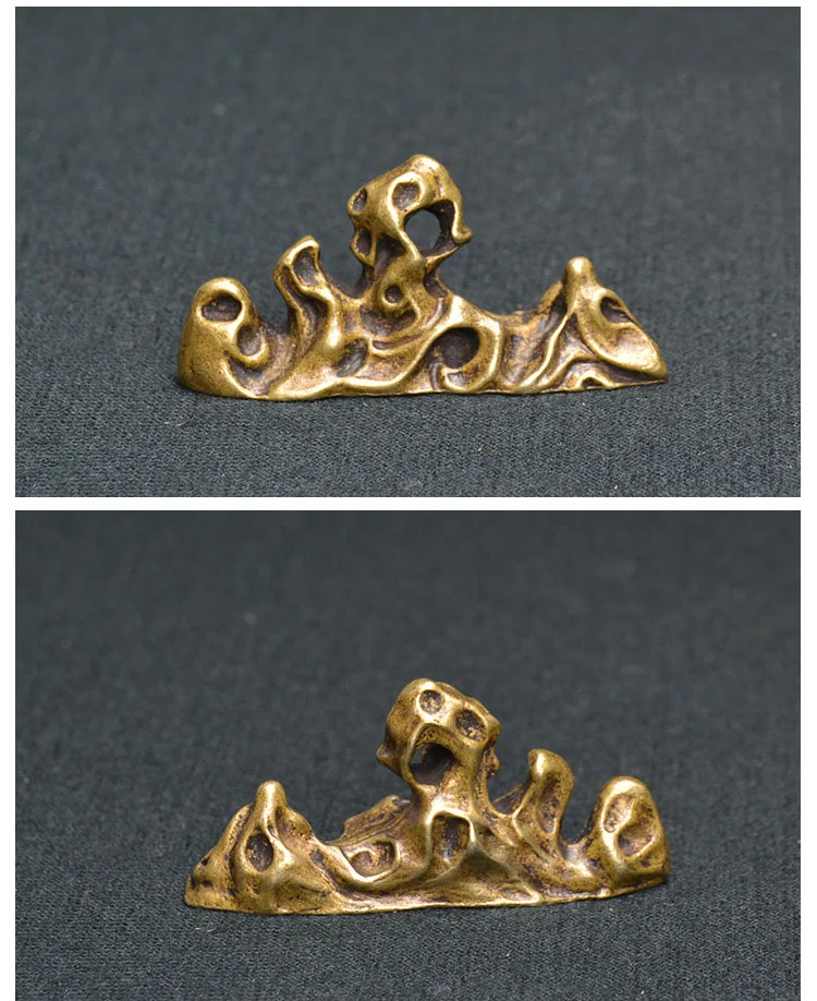 Bronze Miniature Mountain Micro Landscape Decorations (3)