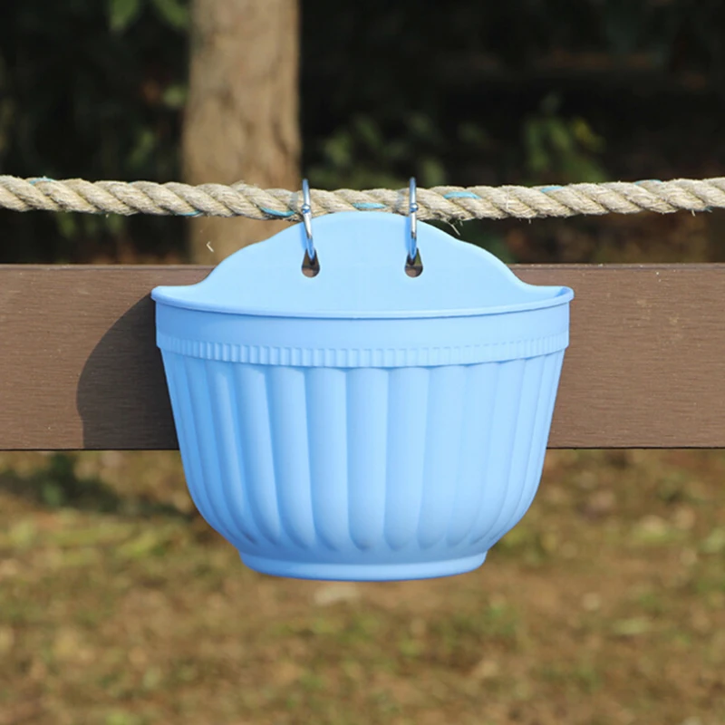 Растительный цветочный горшок подвесной полимерный Дом Сад Двор DIY & крючки