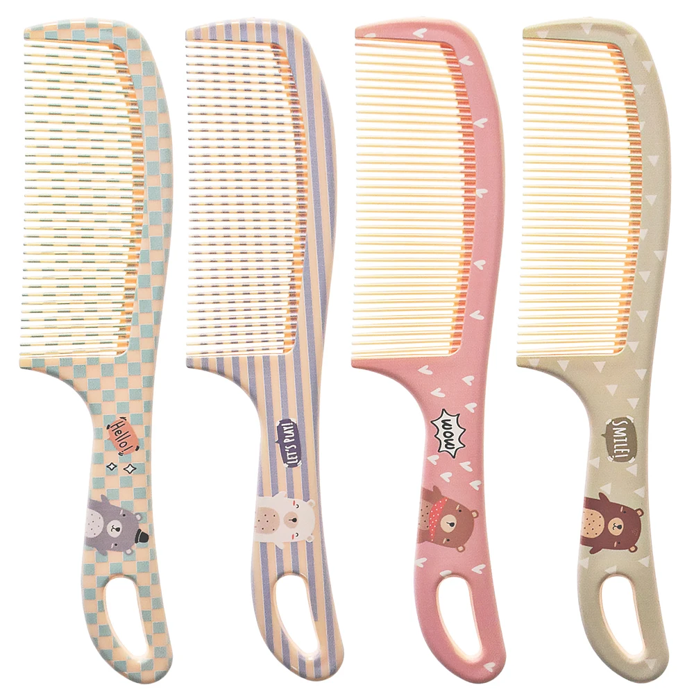 

New Lovely Cartoon Image Makeup Combs Hairdressing Hair Brushes Girls Comb Pro Styling Tool Best Gift Hangable Comb