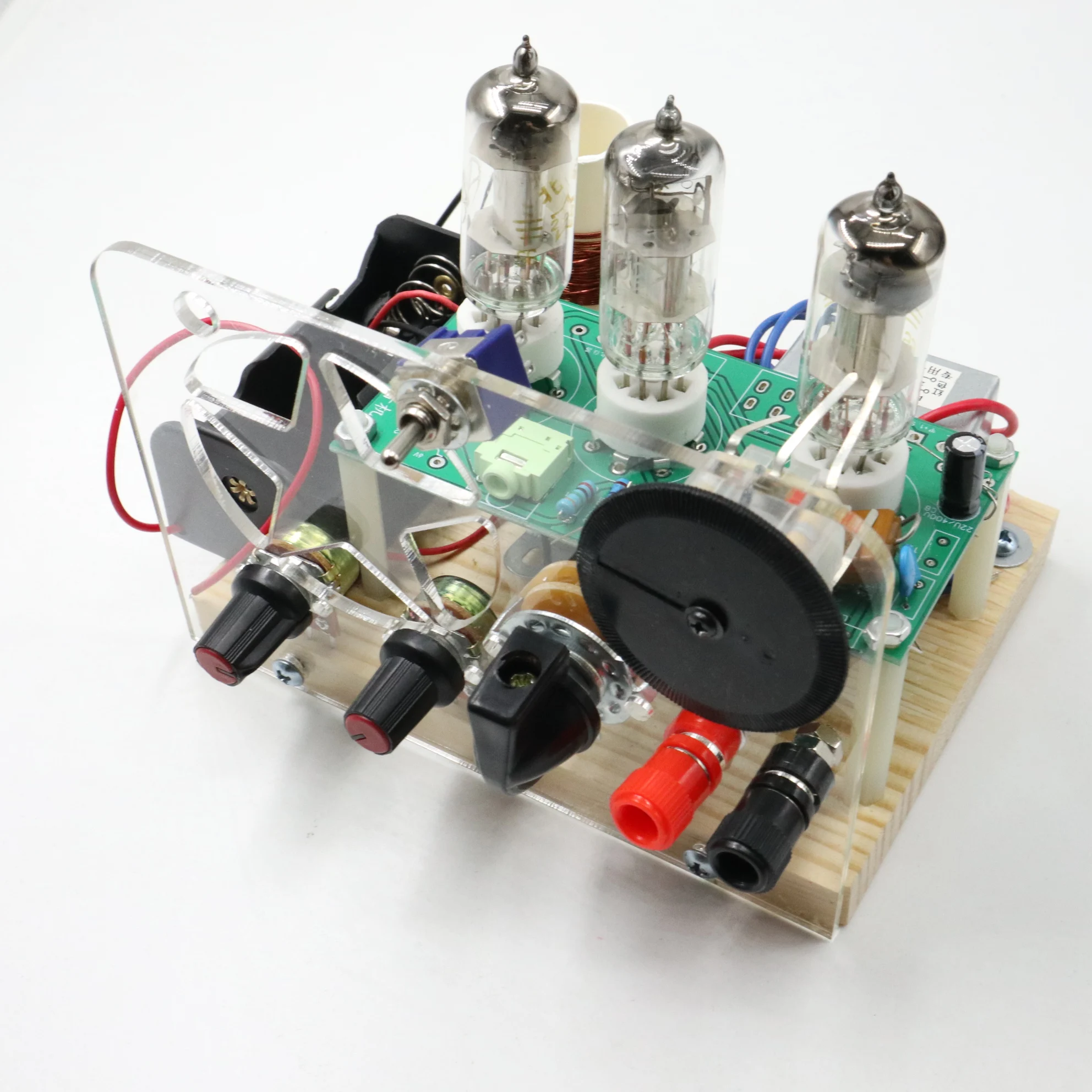 year Five wave band three lamp tube shortwave radio kit with base kit
