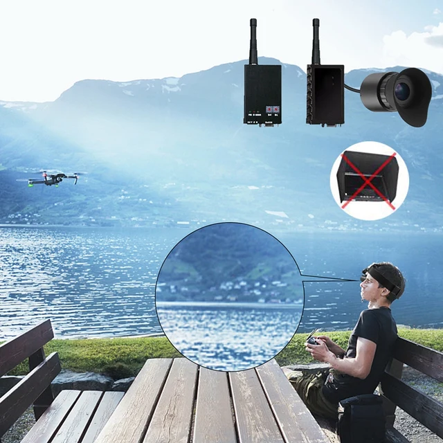Lente de cámara Mini OLED 1024X768, lente de cámara 0,5G/5,8G, interfaz Bin, visión nocturna, FPV, casco, 2,4 pulgadas - Imagen 6
