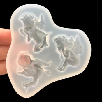 

Aibeads 3PCS angel DIY Resin Mold Handmade Coaster Silicone Molds Jewelry Making Hand Made Tool Set Epoxy UV Resin Mold