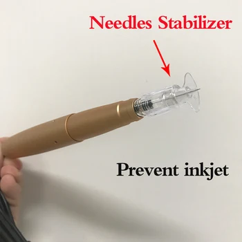 

30pcs Cartridge Tattoo Needle Stabilizer for Prevent inkjet for Nano Brows PMU Embroidery Needle Balancer Eyebrow Micro Stroke