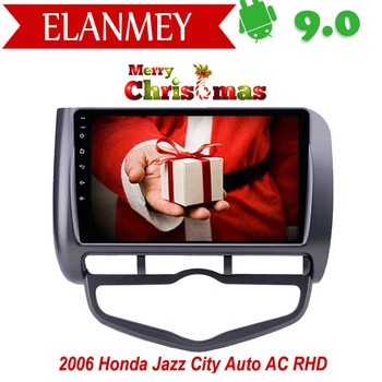

Branded Genuine Android 9.0 Car Radio for Honda Jazz City AT RHD 2006 car gps navigation radio Car Multimedia Vehicle recorder