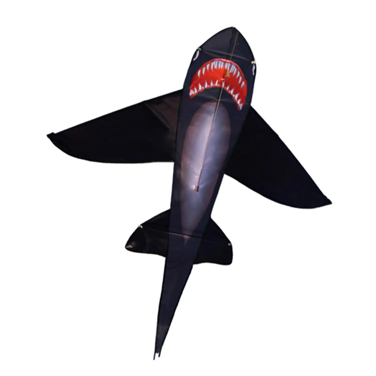 Black Shark Kite With Line Board Large Shark Flying Kites Children Gift