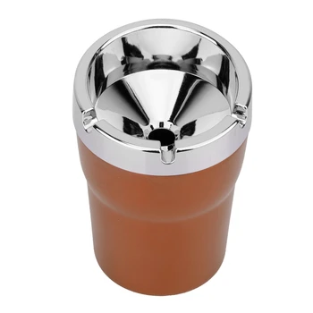 

1 pc 8 * 11cm Portable Auto Car Aluminium Alloy Cigarette Smoke Ashtray Cinder Holder tank body Car Cigarette Ashtray