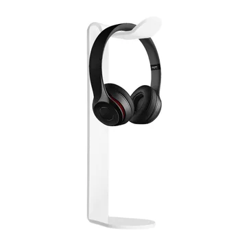 

Universal Acrylic Earphone Headset Hanger Holder Headphone Desk Display Stand Fashion Display For Headphones Bracket 2 Colors