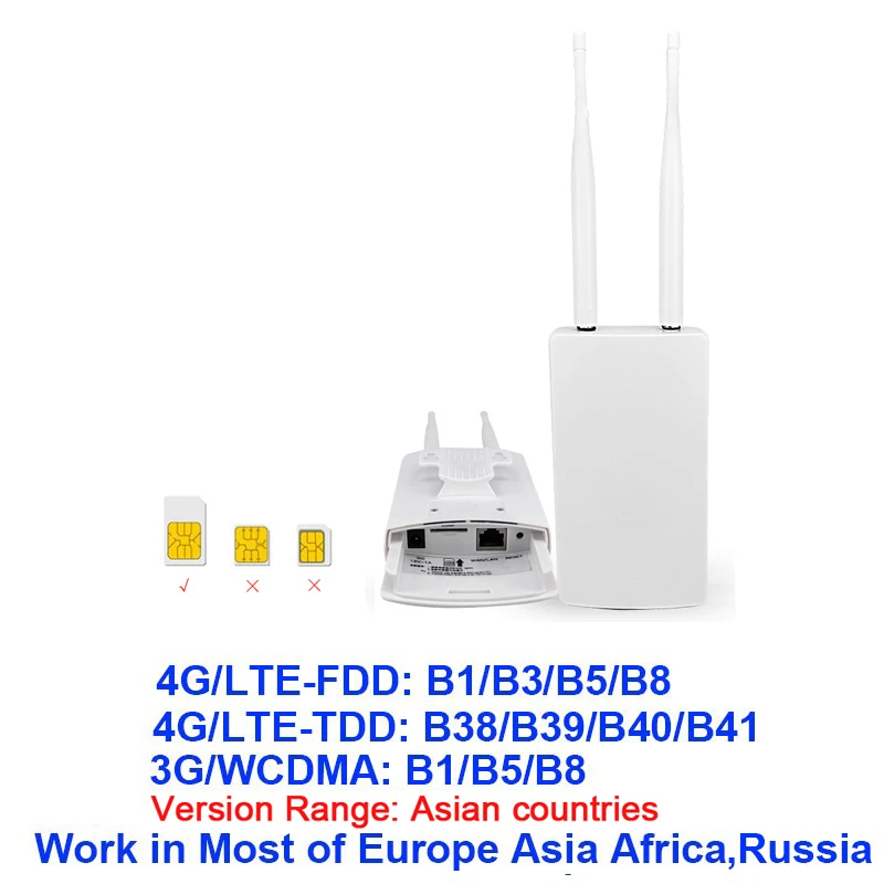 best signal booster wifi CPE905 300Mpbs Wireless Router 4G SIM Card Slot 4g Wifi Router LTE Mobile Hotspot Modem 4G Router External Antenna SMA Interface internet amplifier best buy Wireless Routers