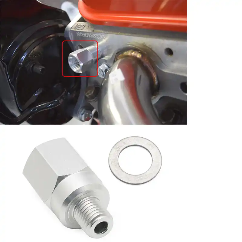 M12 M16 male thread Oil Pressure Coolant Temp Gauge Fitting Adapters