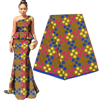 

Beautiful Ankara printed tissu 100% cotton Africa Nigerian best quality sewing dress material 6yards