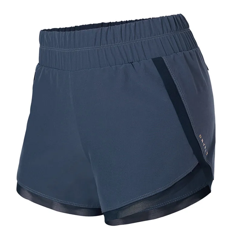 Vansydical женские спортивные шорты для йоги дышащие Jogger фитнес шорты для бега для женщины двухслойные тренировки Беговые Спортивные шорты - Цвет: FBF9132