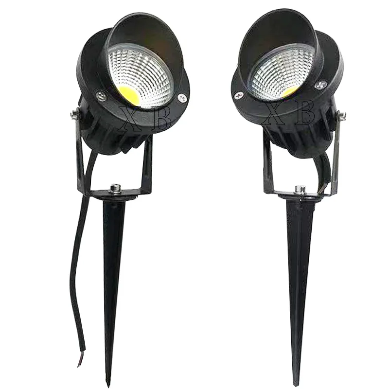 Garden Lamp lawn lamp garden lighting Outdoor 4PCS 220V 110V LED Lawn Lights 12V Waterproof Spike Bulb 3W 5W 10W Landscape IP65 Path Spot Lighting