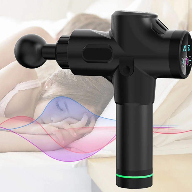 Electric Muscle Massager Deep Vibration Muscle Stimulator Fascia Massage Gun Relaxation Fitness Equipment Pistola Massageadora 1 Electric Muscle Massager Deep Vibration Muscle Stimulator Fascia Massage Gun Relaxation Fitness Equipment Pistola Massageadora 2