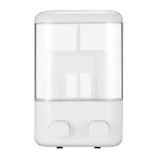 1000 мл дозатор мыла для ванной комнаты с двойным слотом настенный клей контейнер для шампуня прозрачный жидкий контейнер для хранения лосьона X4YD