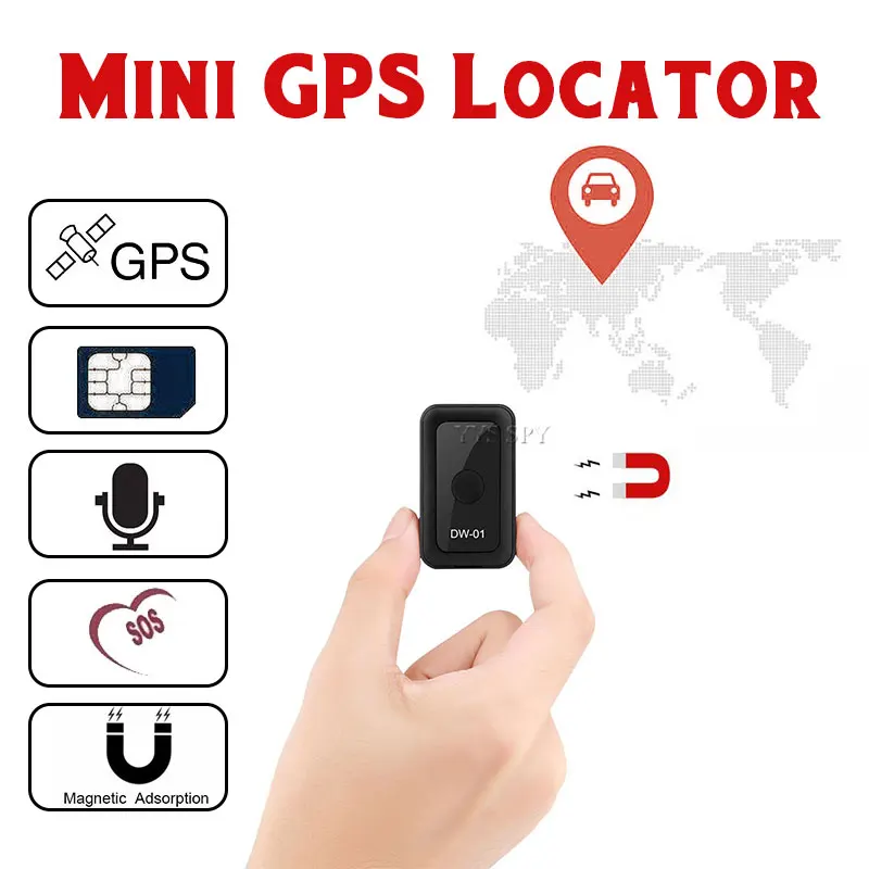 Магнитный мини Localizador gps-трекер для поиска детей Wi-Fi/LBS локатор реального времени дистанционного прослушивания автомобиля автомобиль для животных анти потерянное умное устройство