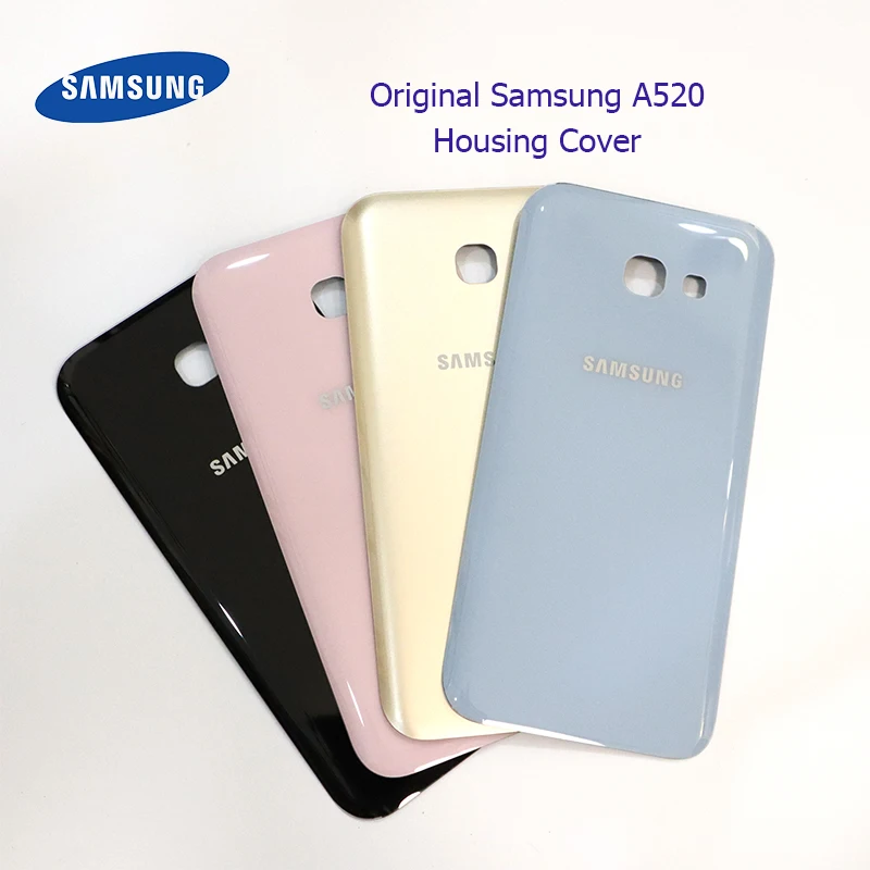 Задняя крышка аккумулятора Samsung A5 2017 A520 A520F 3D стеклянный задний корпус задняя
