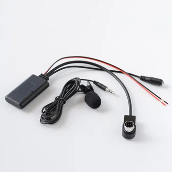 

Version 5.0 Bluetooth AUX Cable For Alpine/JVC Ai-NET KCA-121B Stereo Adapter Replaces Accessories 1.5M Microphone