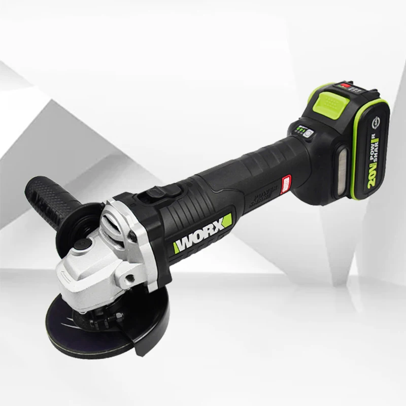 WORX литиевая электрическая угловая шлифовальная машина многофункциональная бесщеточная шлифовальная полировальная машинка