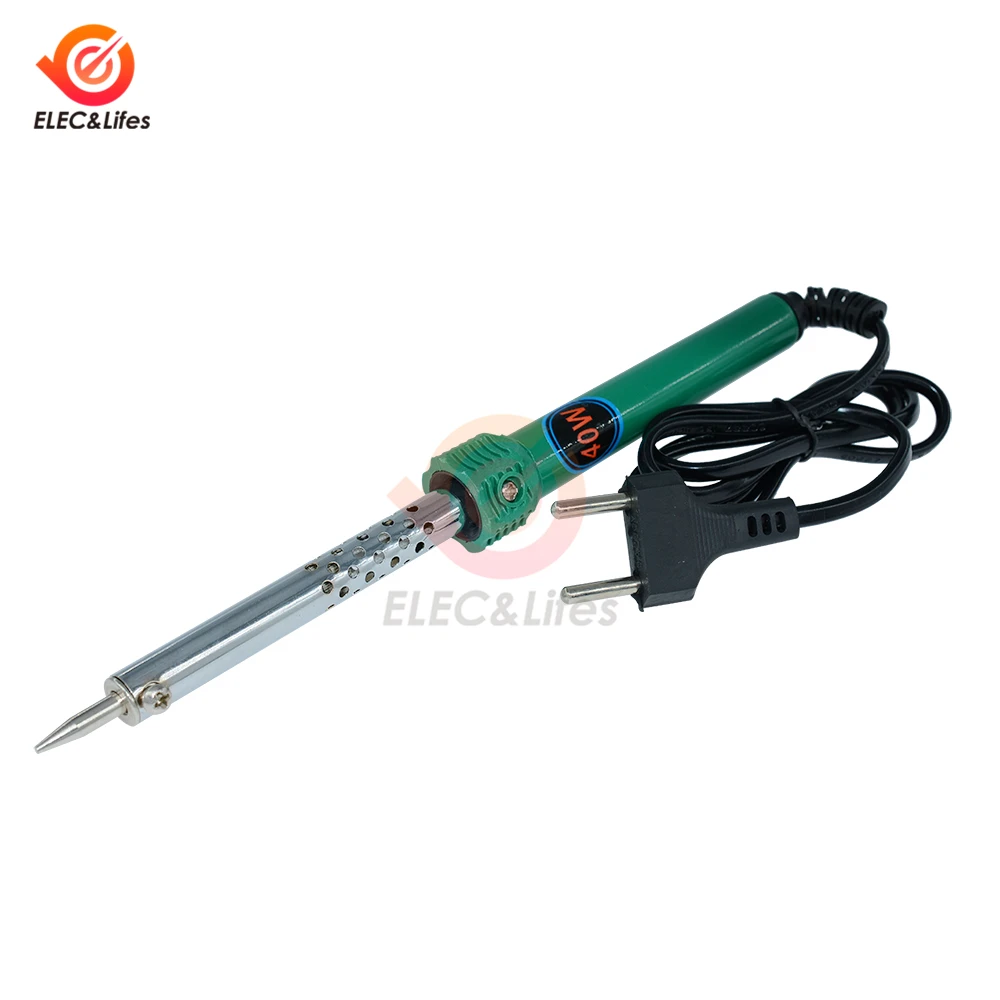 

Temperature Electric Soldering Iron AC 220V-240V 40W Welding Solder Rework Station Fast Heating Welding Repair Tools EU Plug
