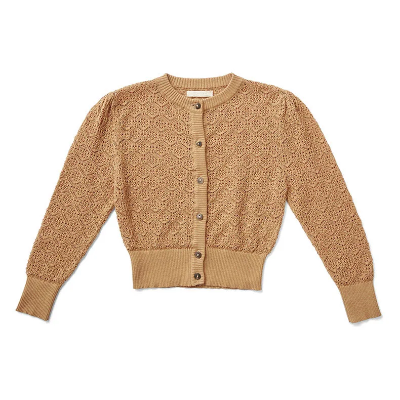 Design da Criança Enkelibb Soor Ploom Menina Verão Malha Rosa Cardigan Bonito Deisgn Criança Meninas Cabolsa Moda Topo 2020 9 High Quality Mamãe e Bebê