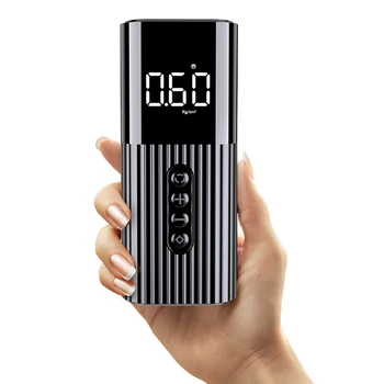 

Inflatable Pump Tyre Inflator Portable Air Pump 12V 150PSI Wire LCD Display with LED Light for Car Bicycle Balls