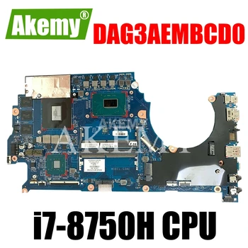 

L10770-601 L10770-001 DAG3AEMBCD0 w GTX1060/6GB Graphics w i7-8750H CPU For HP OMEN 15T-CE100 15-CE198WM Laptop PC Motherboard